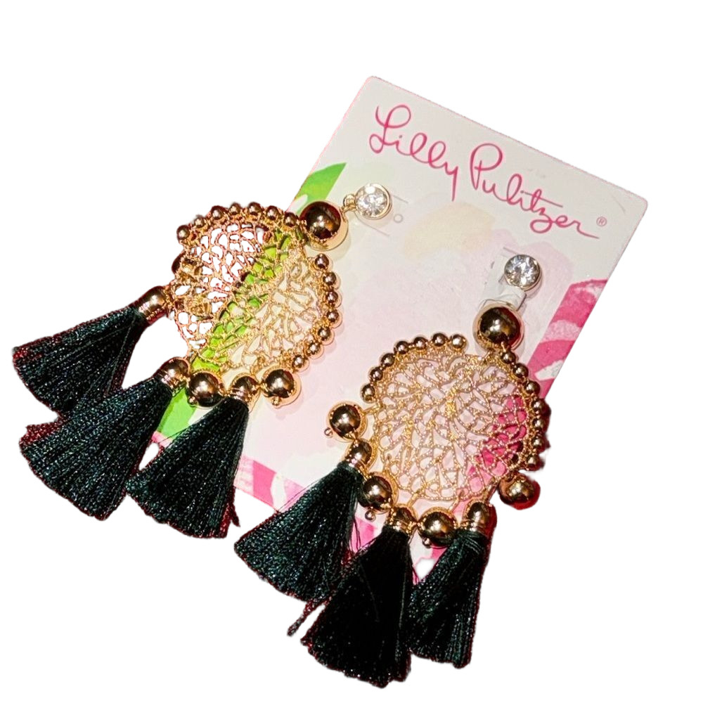 LILLY PULITZER Sea Dreamer EARRINGS- green